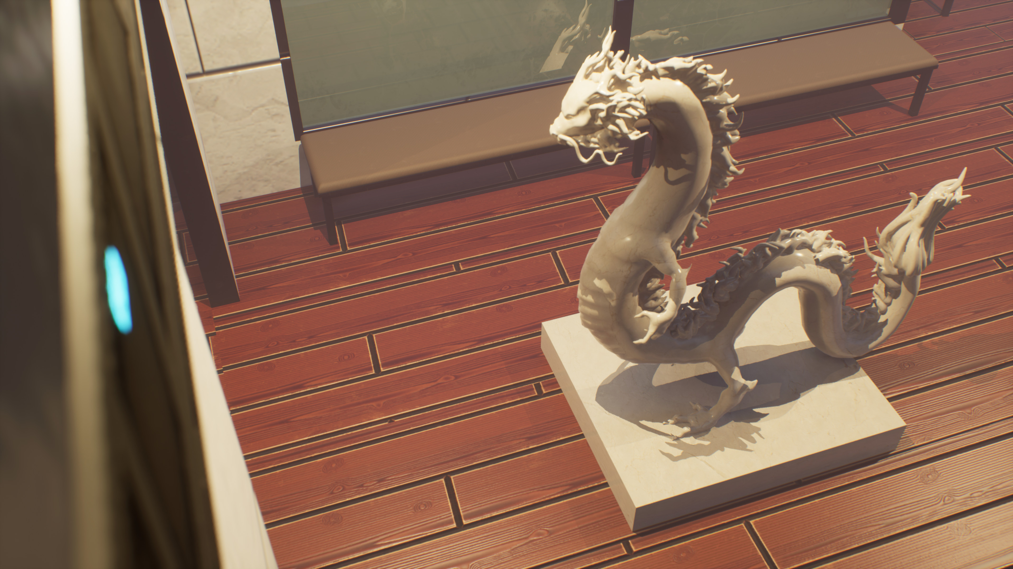 This dragon statue is my Water Dragon I had developed previously. Check it out under "Game PL"! 