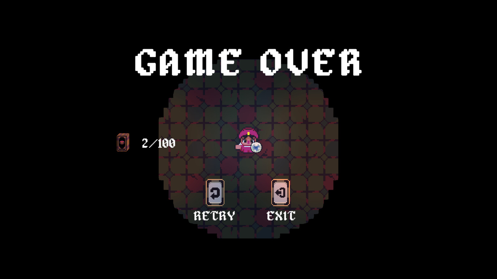 Game Over Screen