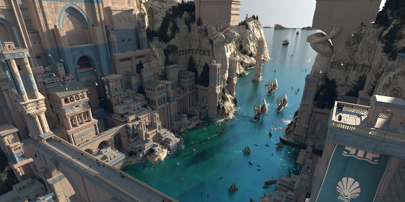 Raw 3d render