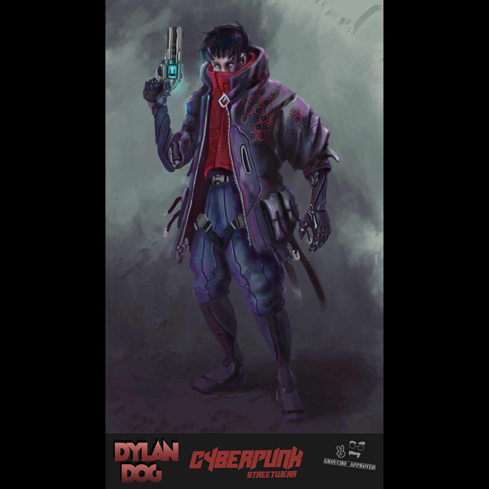 Redesign of an Italian comic book character