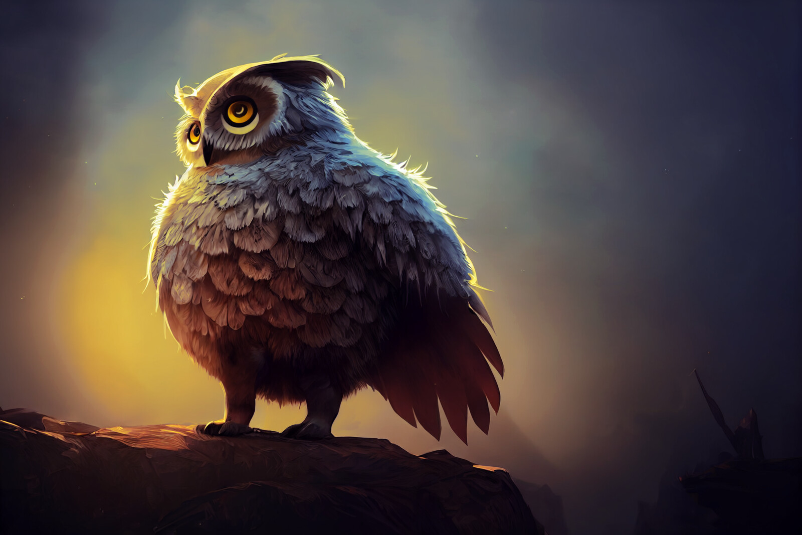 Moonlight Owl
