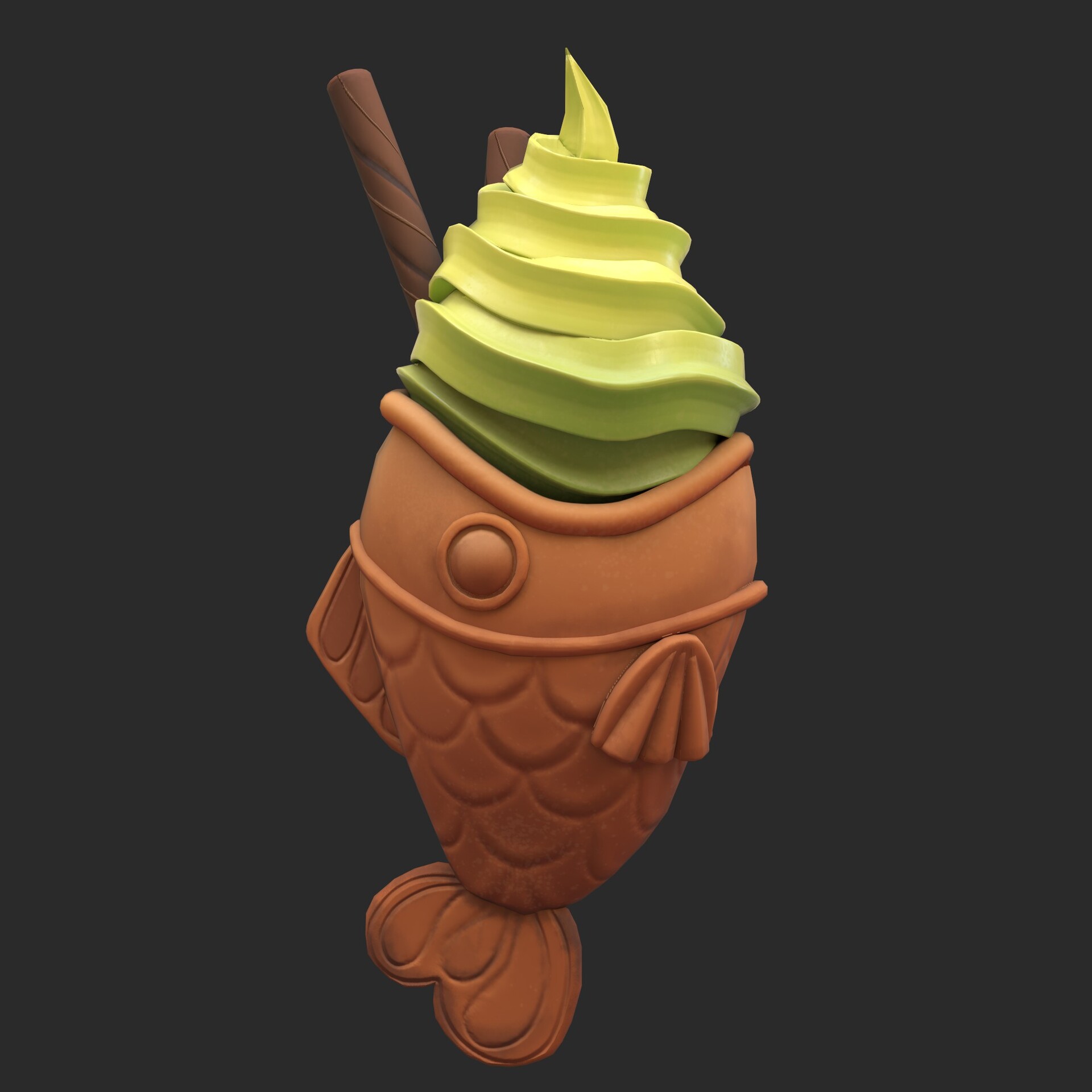 ArtStation - Stylized ice cream shop blender