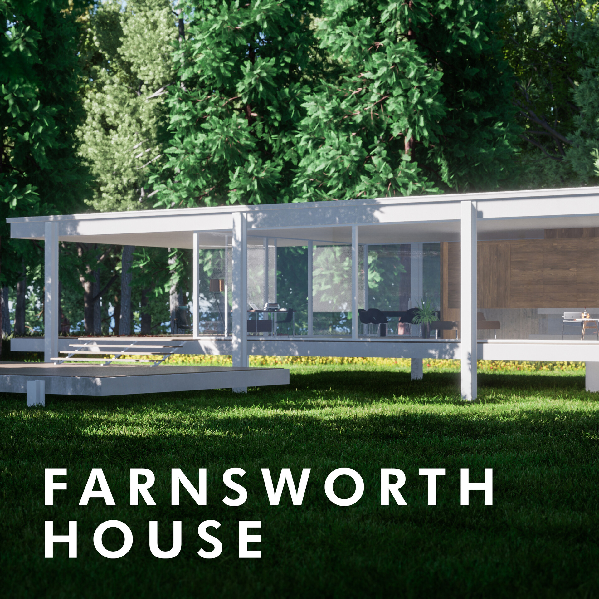 ArtStation Farnsworth House artstation-farnsworth-house