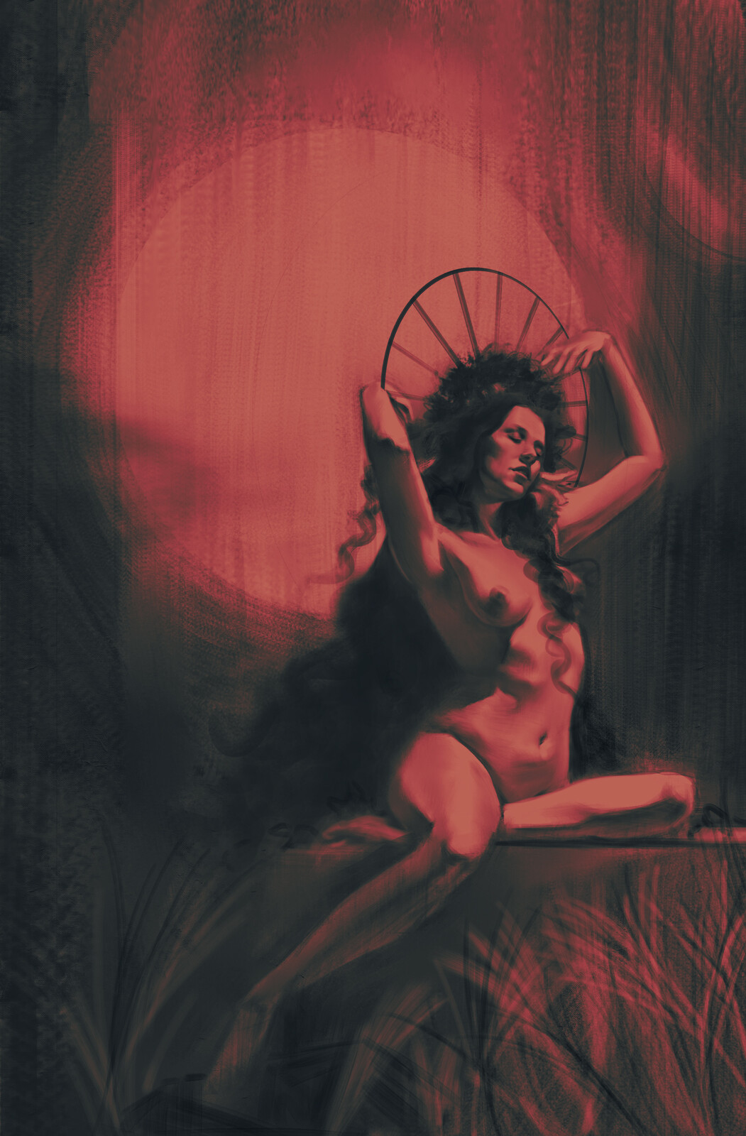 First study/sketch, from Grafit Studio ref.