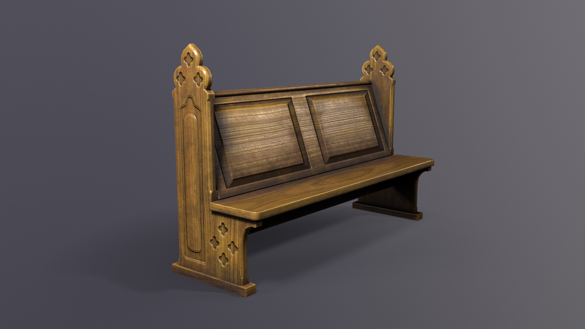 ArtStation Church pew