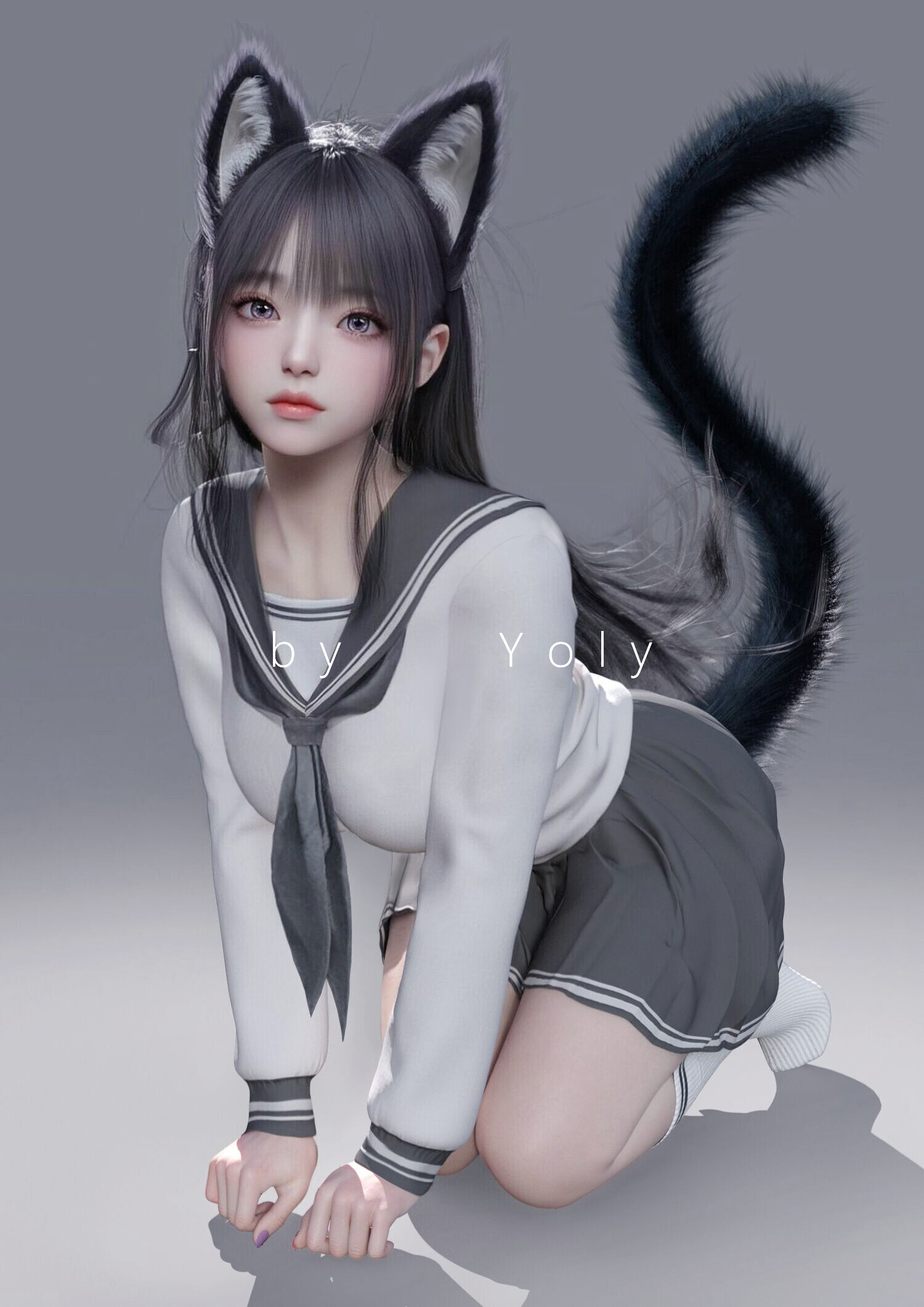 ArtStation - Yoly 莜莉#094 jk girl