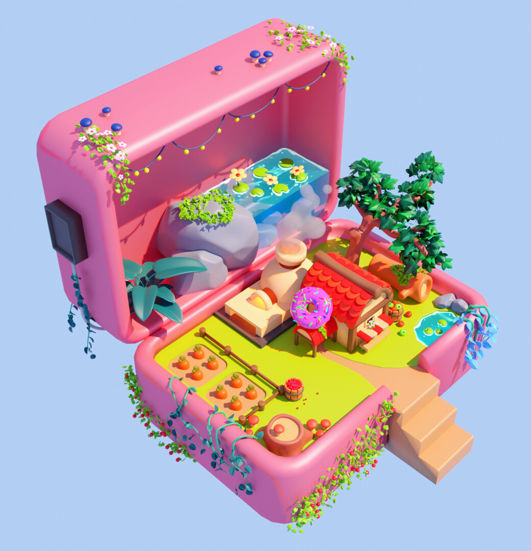 ArtStation Box house