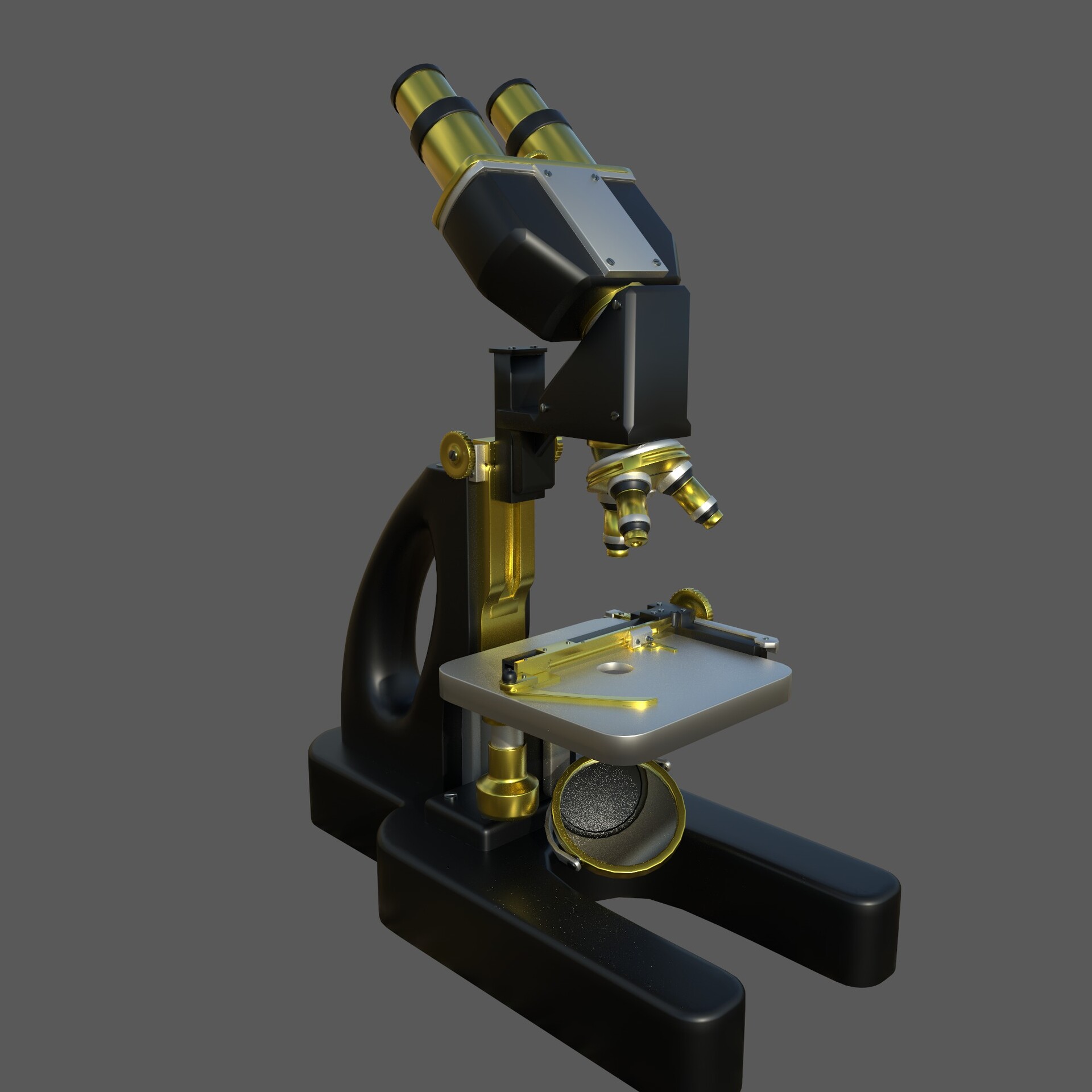 ArtStation Vintage microscope