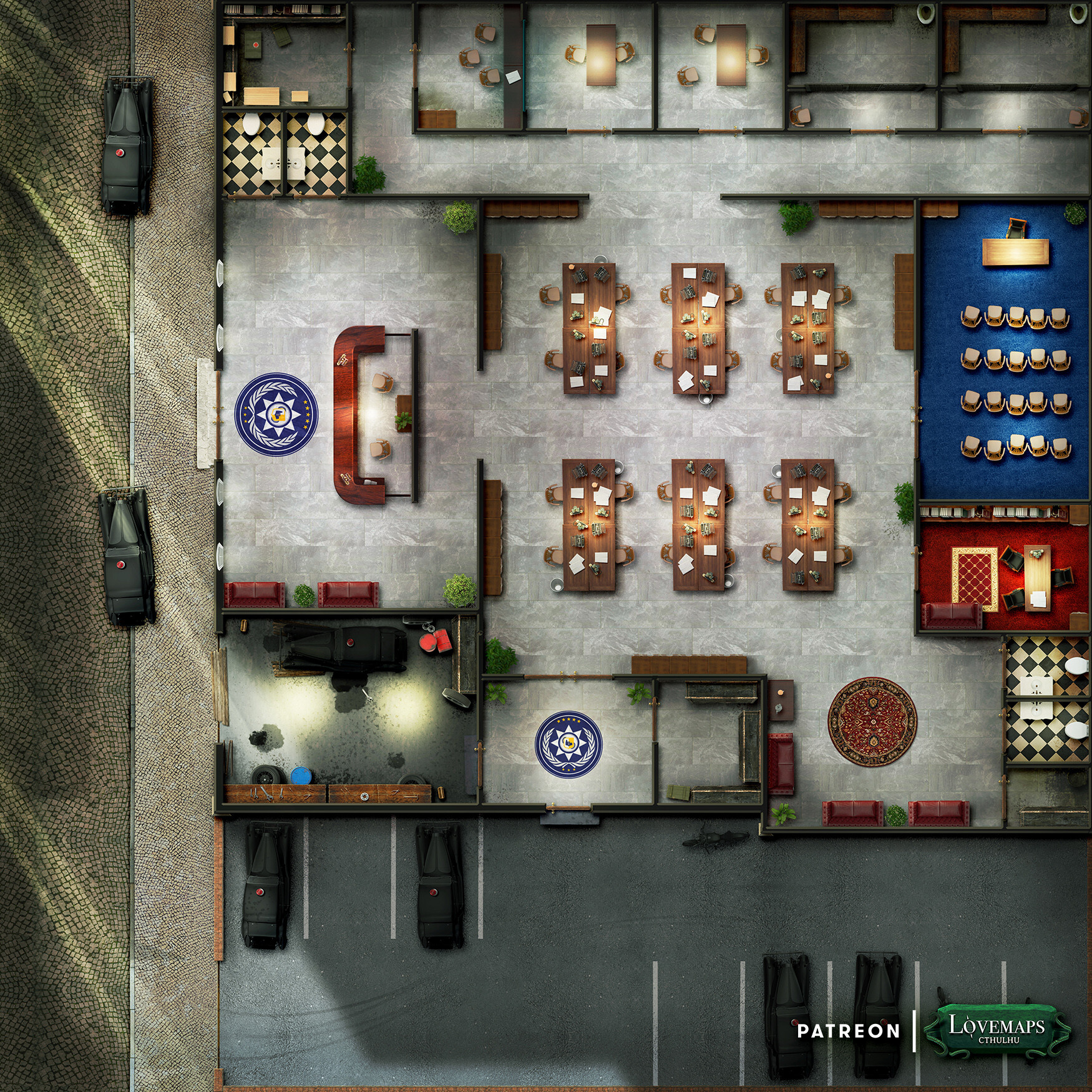 Artstation a city police station