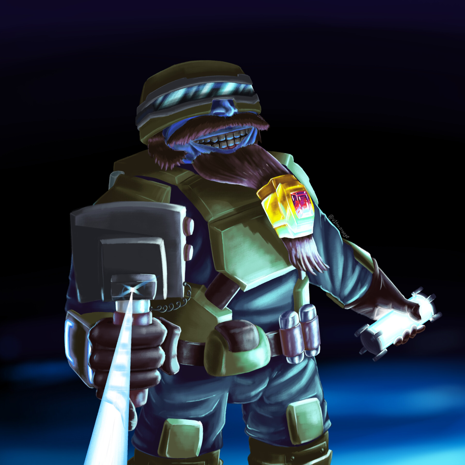 u1traorange Scout with Laser Pointer (Deep Rock Galactic)