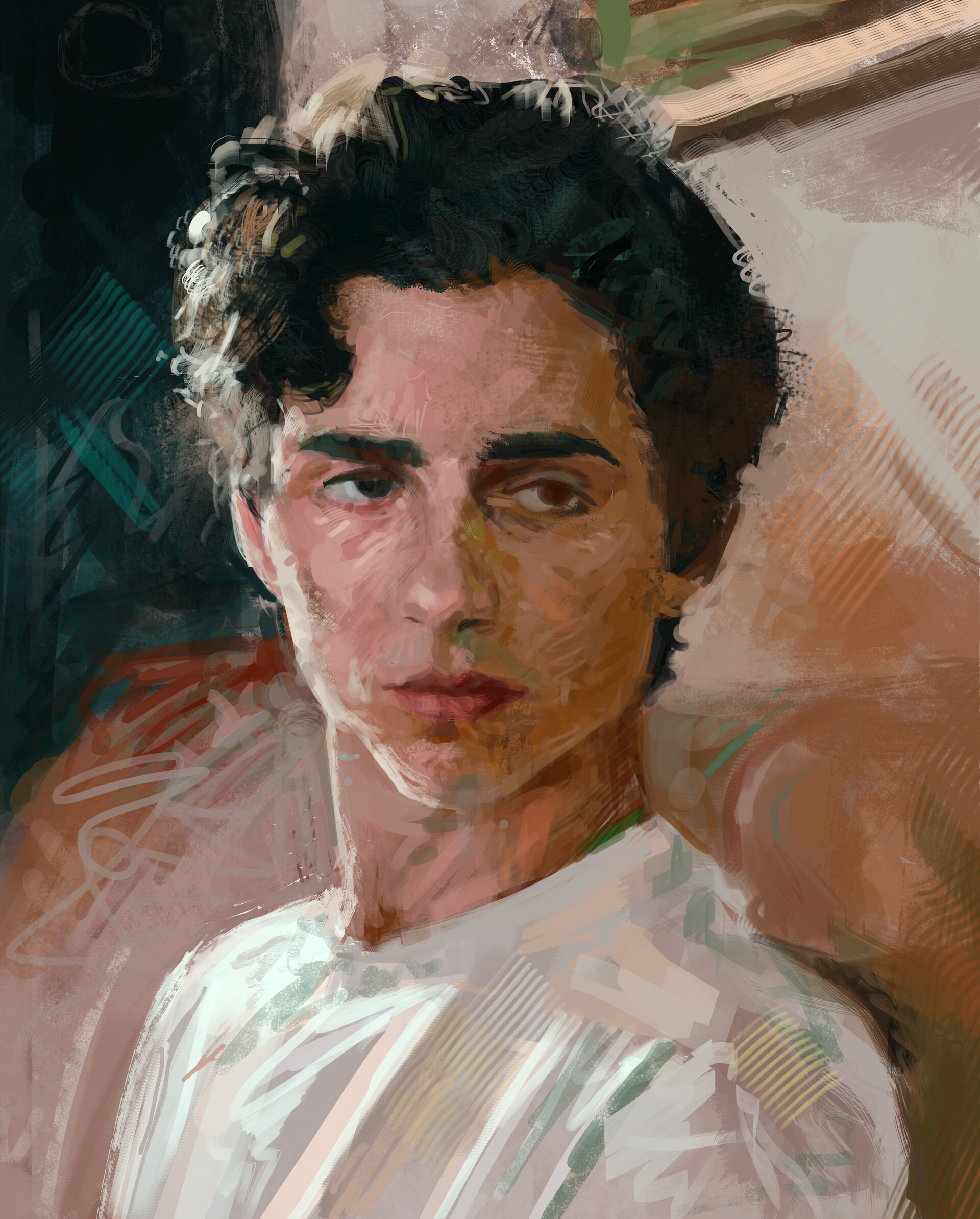 ArtStation - Timothée Chalamet - Portrait study 4
