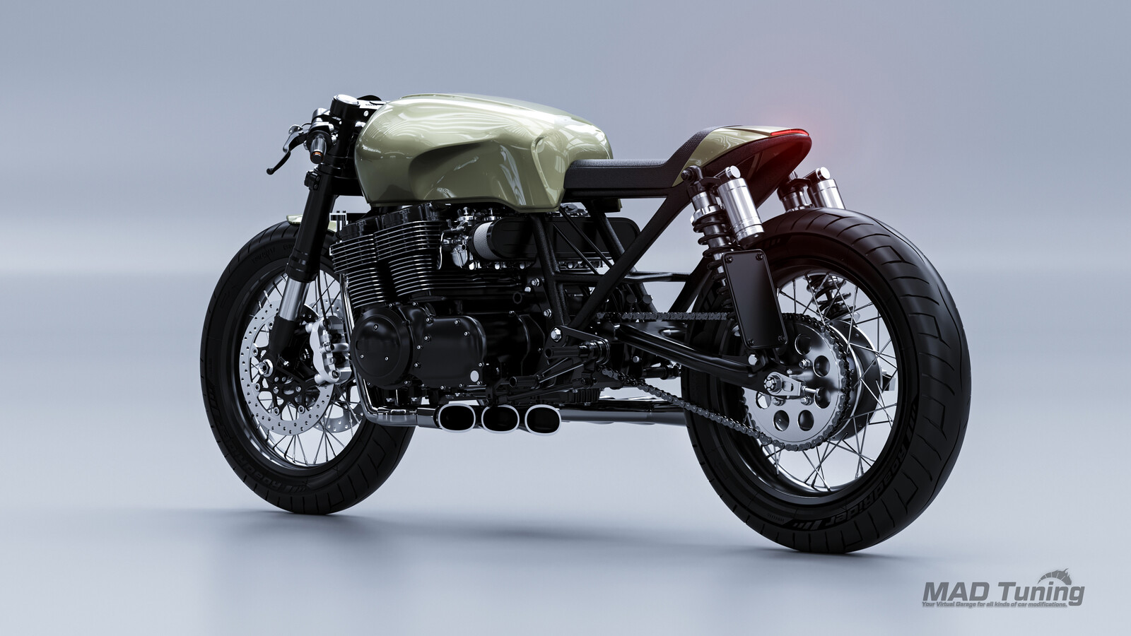 Final result: Custom CBX 6 cylinders