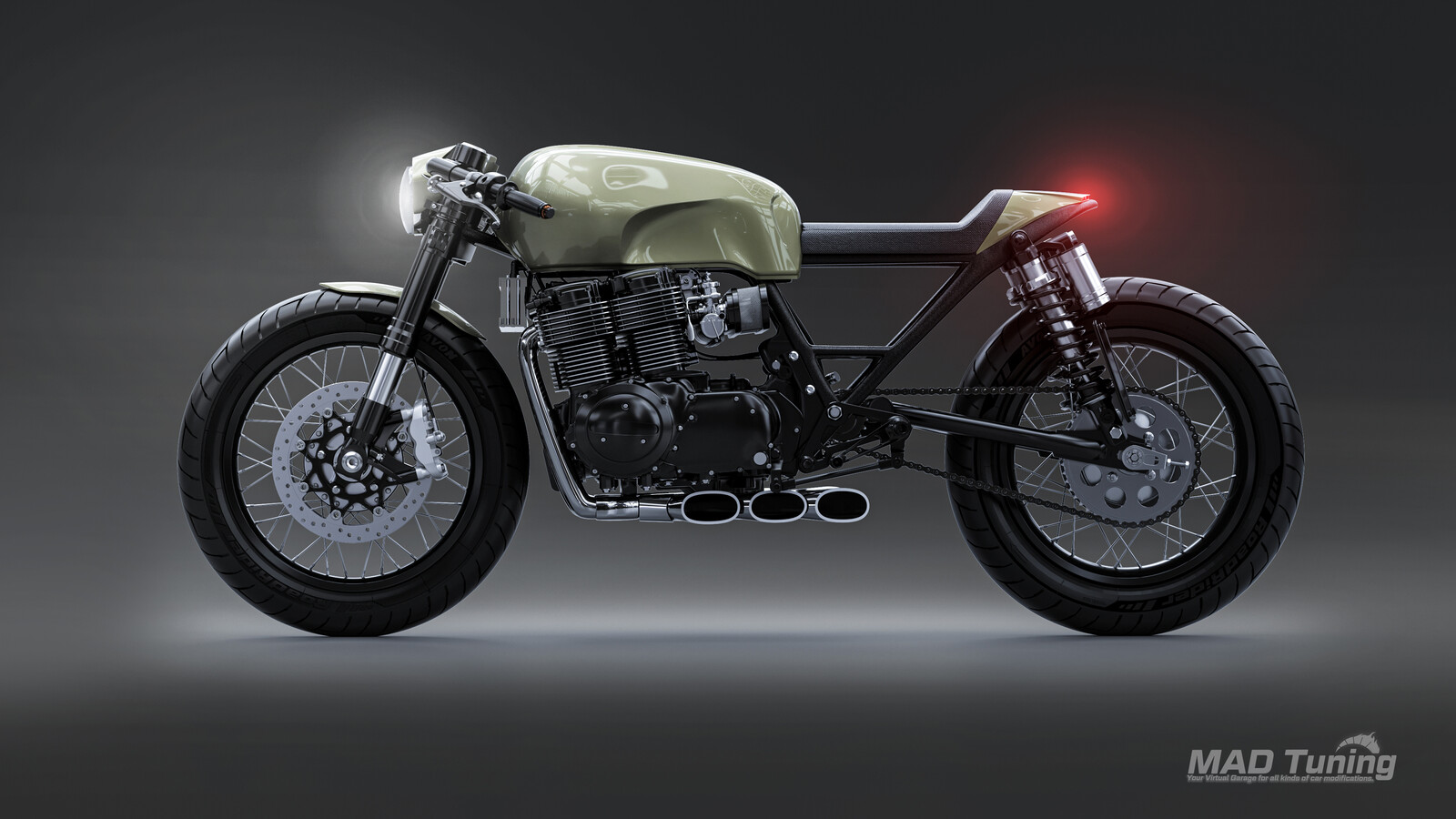 Final result: Custom CBX 6 cylinders