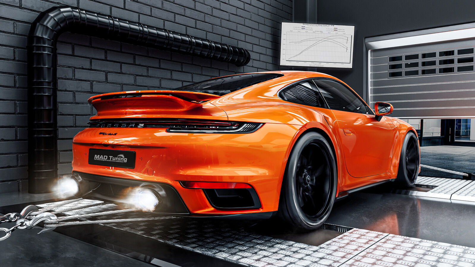 911 Turbo S on Dyno  Full CGI