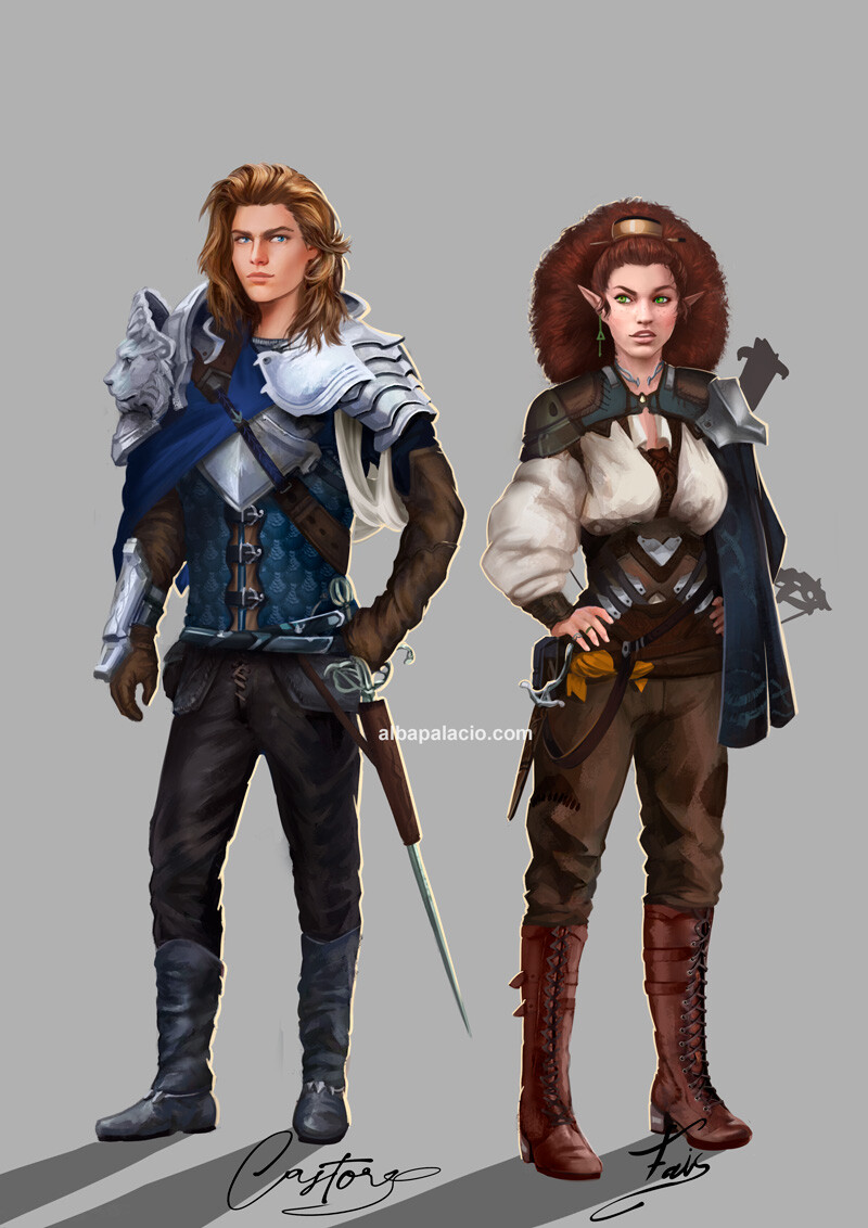 DND Characters - Bard College of the Sword and Sorcerer - 