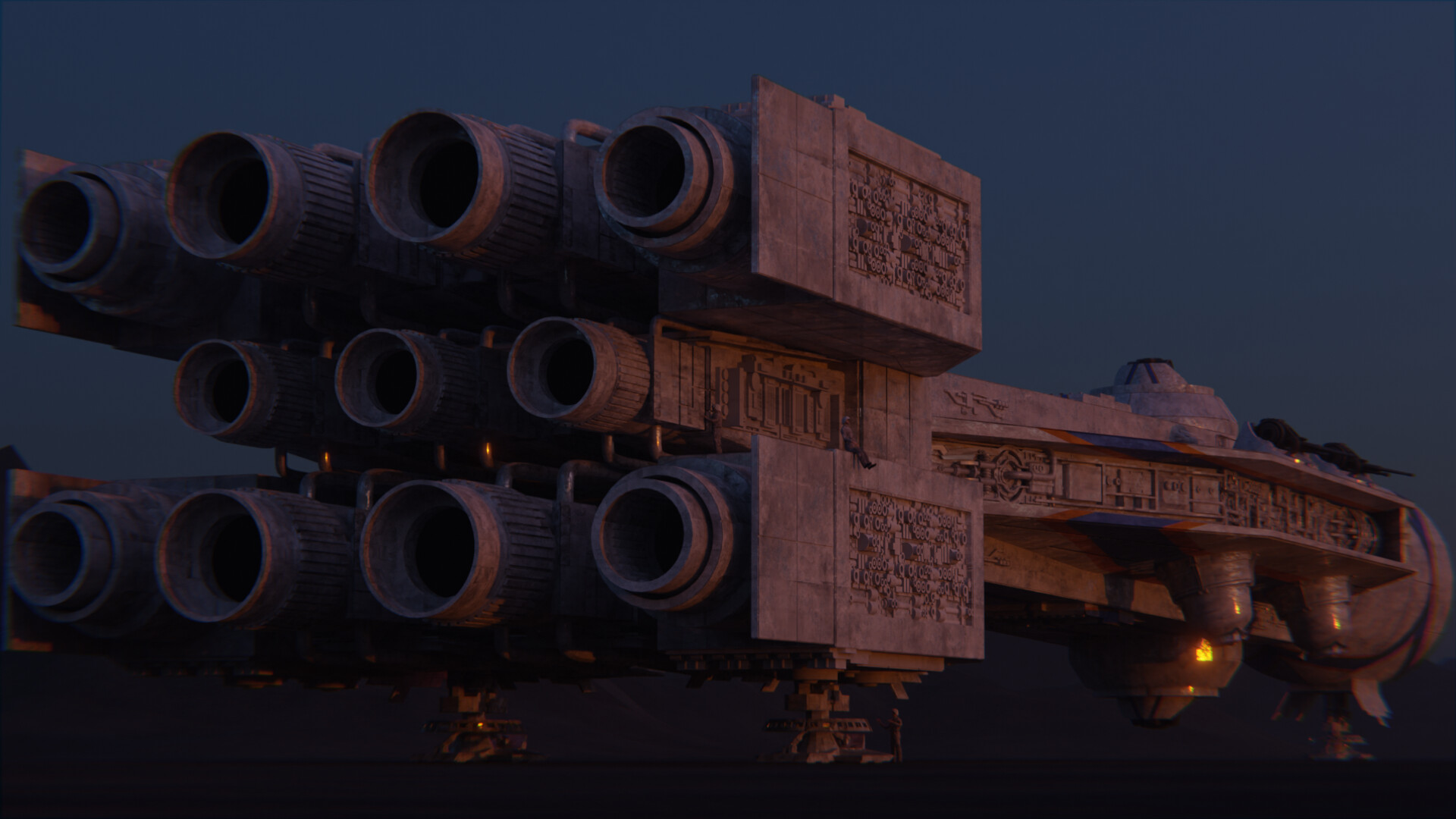 ArtStation Star Wars Rebel Gunship