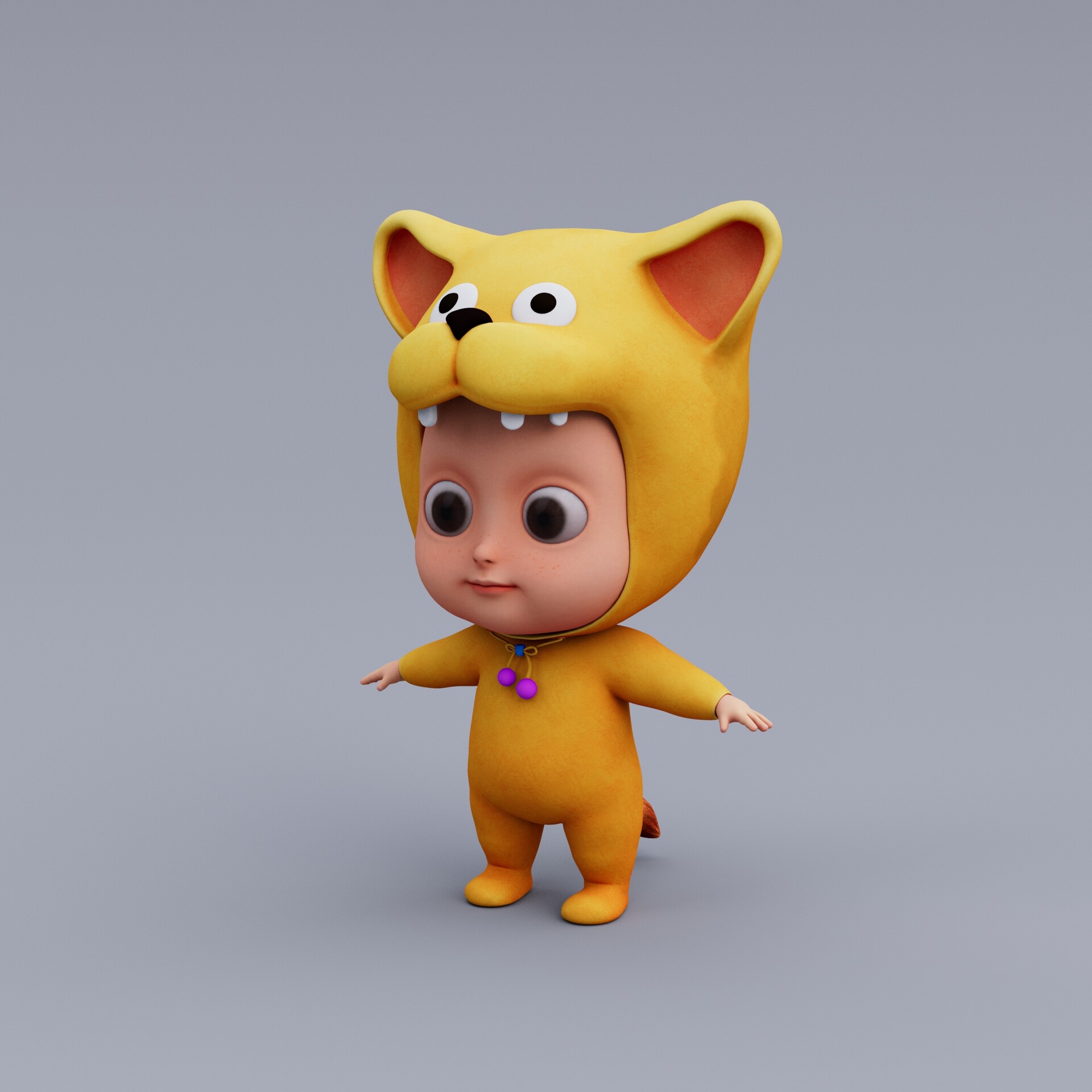 ArtStation - Lulu baby Cartoon Character