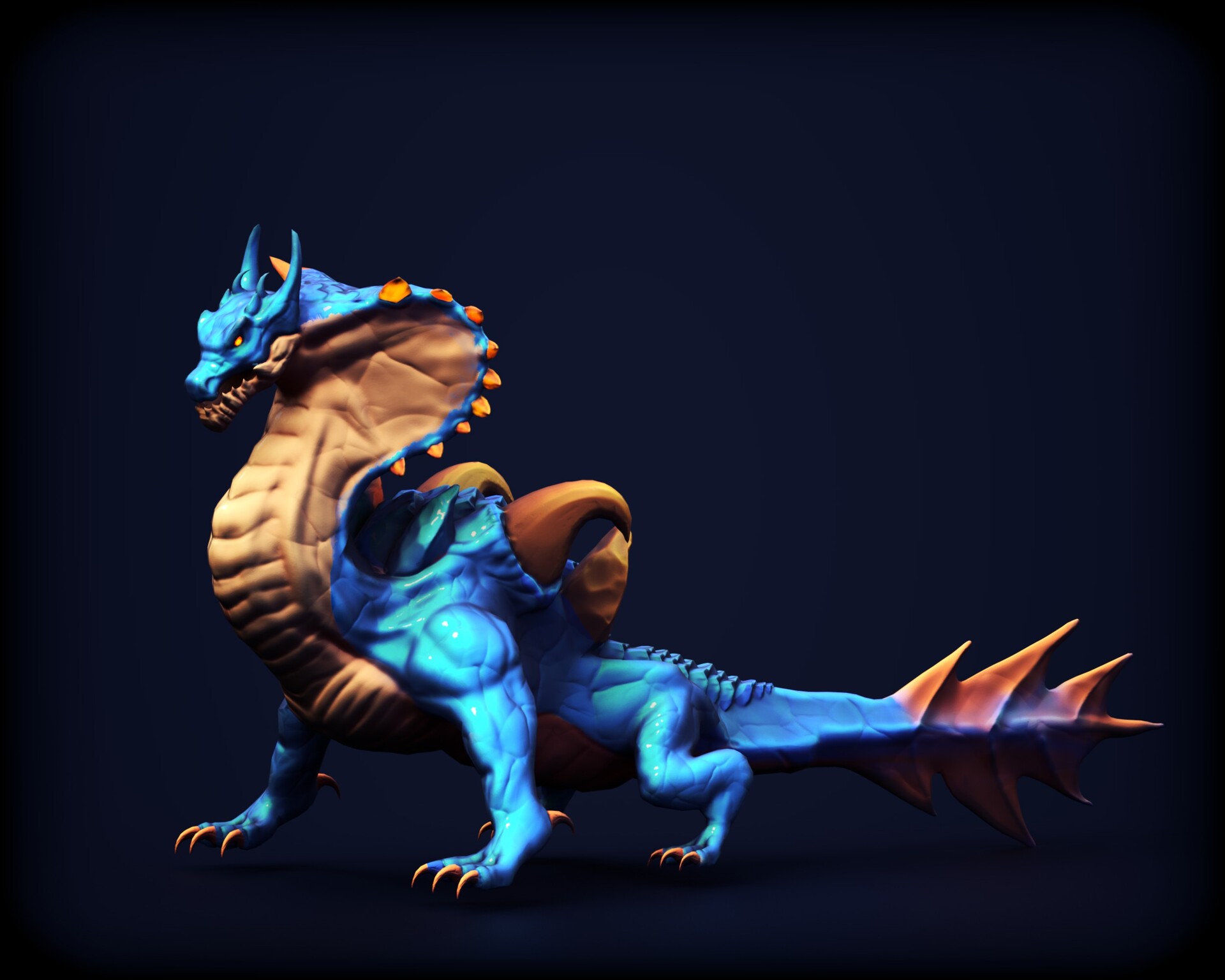 ArtStation - Stylized Dragon