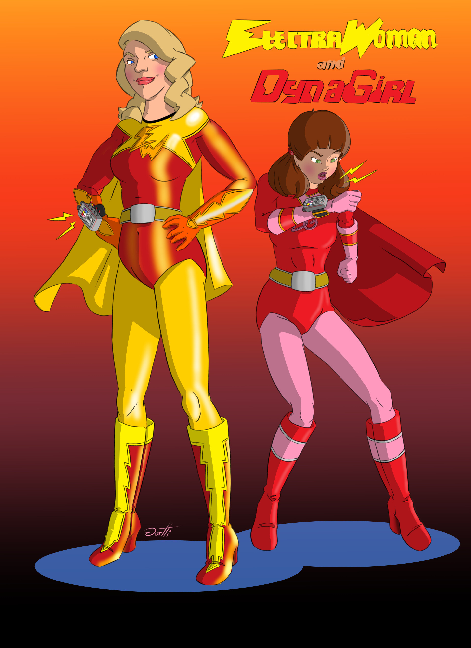ArtStation Electra Woman Dyna Girl