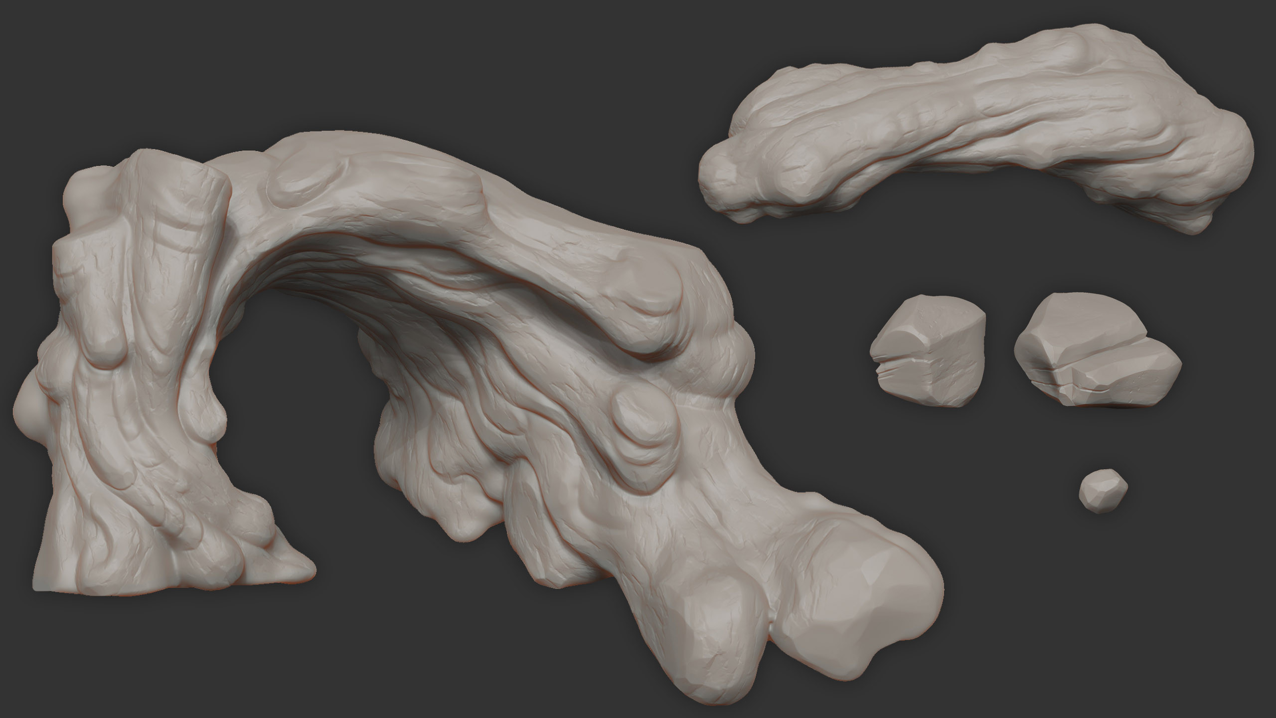 Some sculpts for the rocks