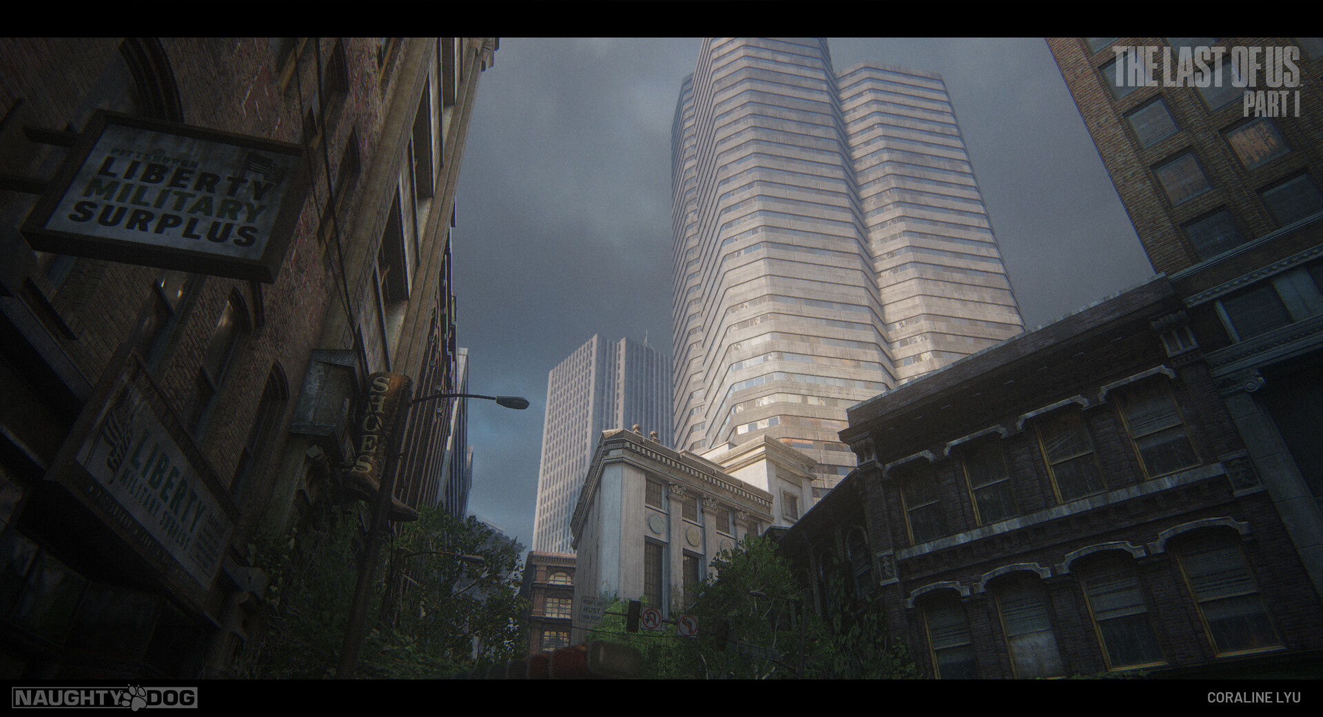 ArtStation - The Last of Us: Part 1 Hunter City Financial Plaza