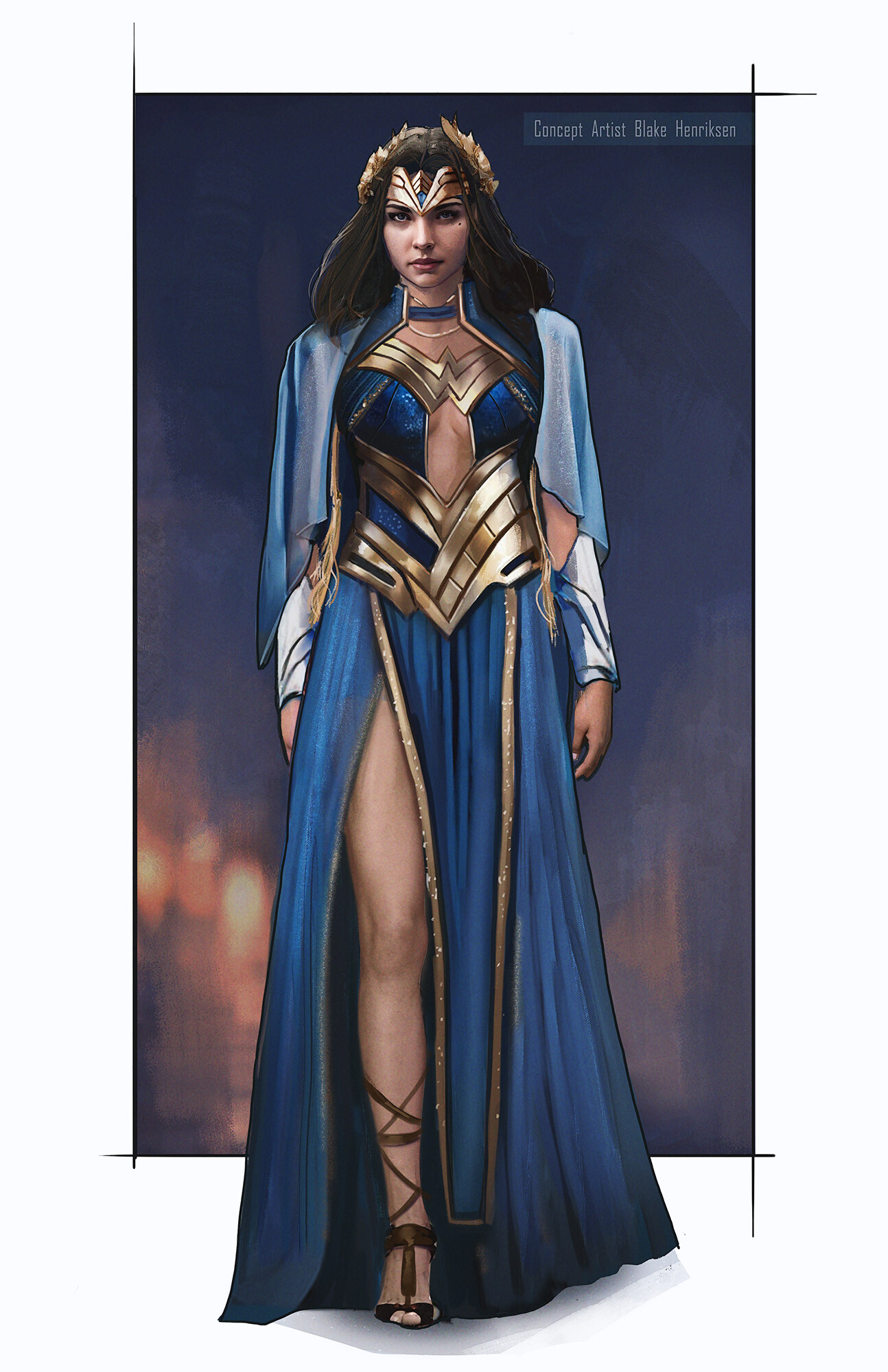 ArtStation Personal Piece Wonder Woman Themysciran Formal Wear