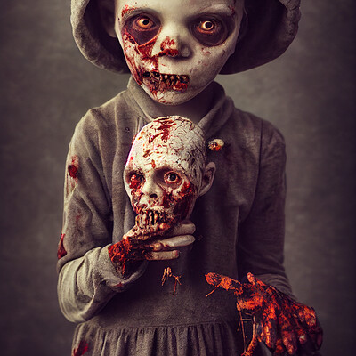 Dark philosophy darkphilosophy zombie child holding a voodoo doll 774d46d6 37a6 4b8e b249 17d1b57f1780 1