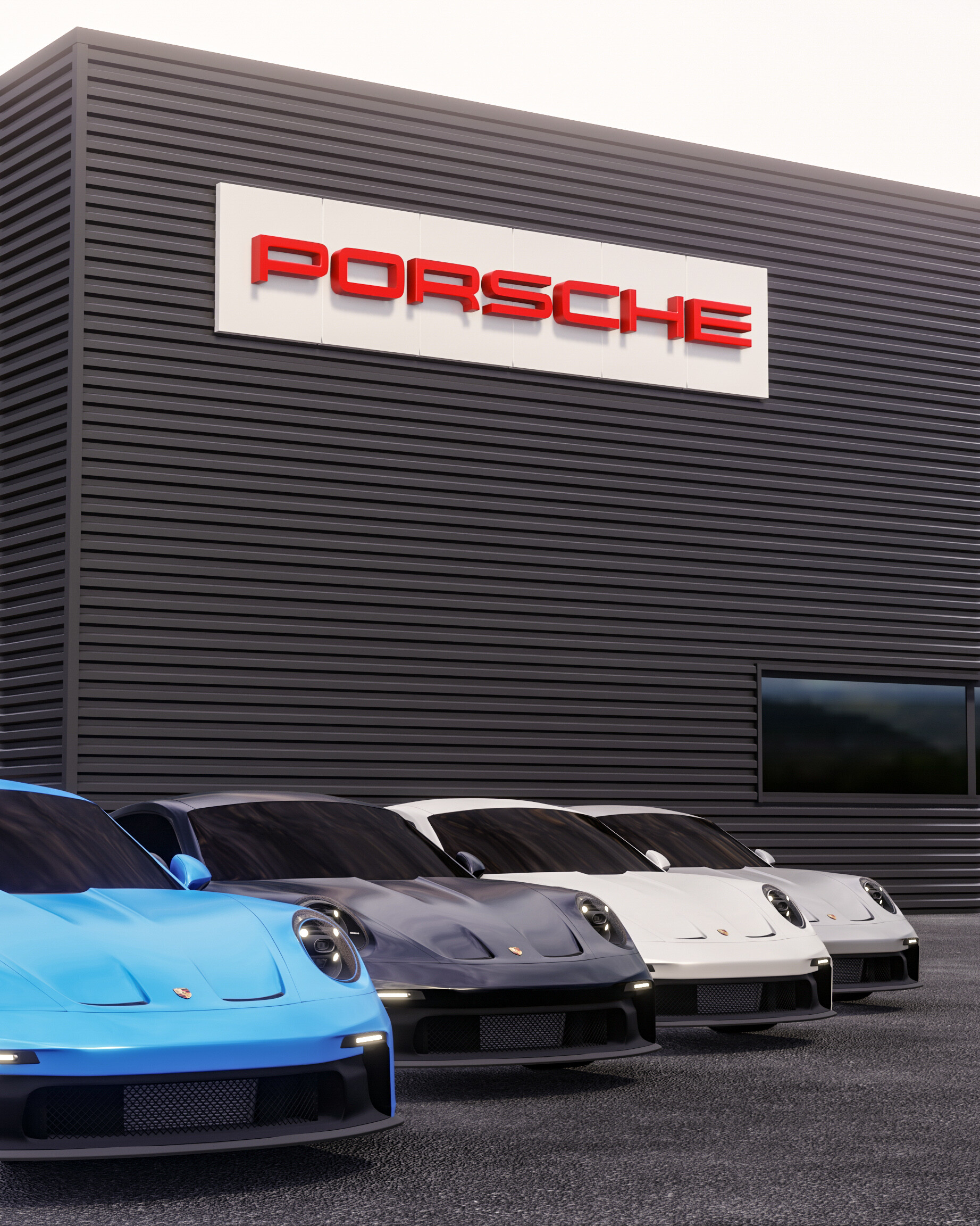 ArtStation Porsche Dealership