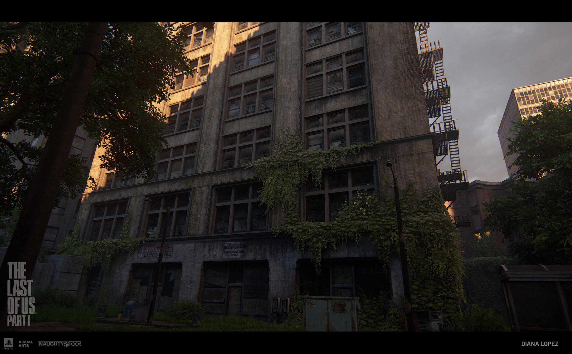 ArtStation - The Last of Us: Part 1 Hunter City Financial Plaza