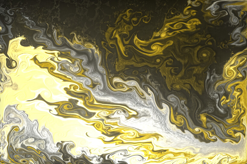 Purchase version 4 prints here:  https://donlawrenceart.artstation.com/store/prints/43oPY/black-and-gold-fluid-pour-abstract-art-4