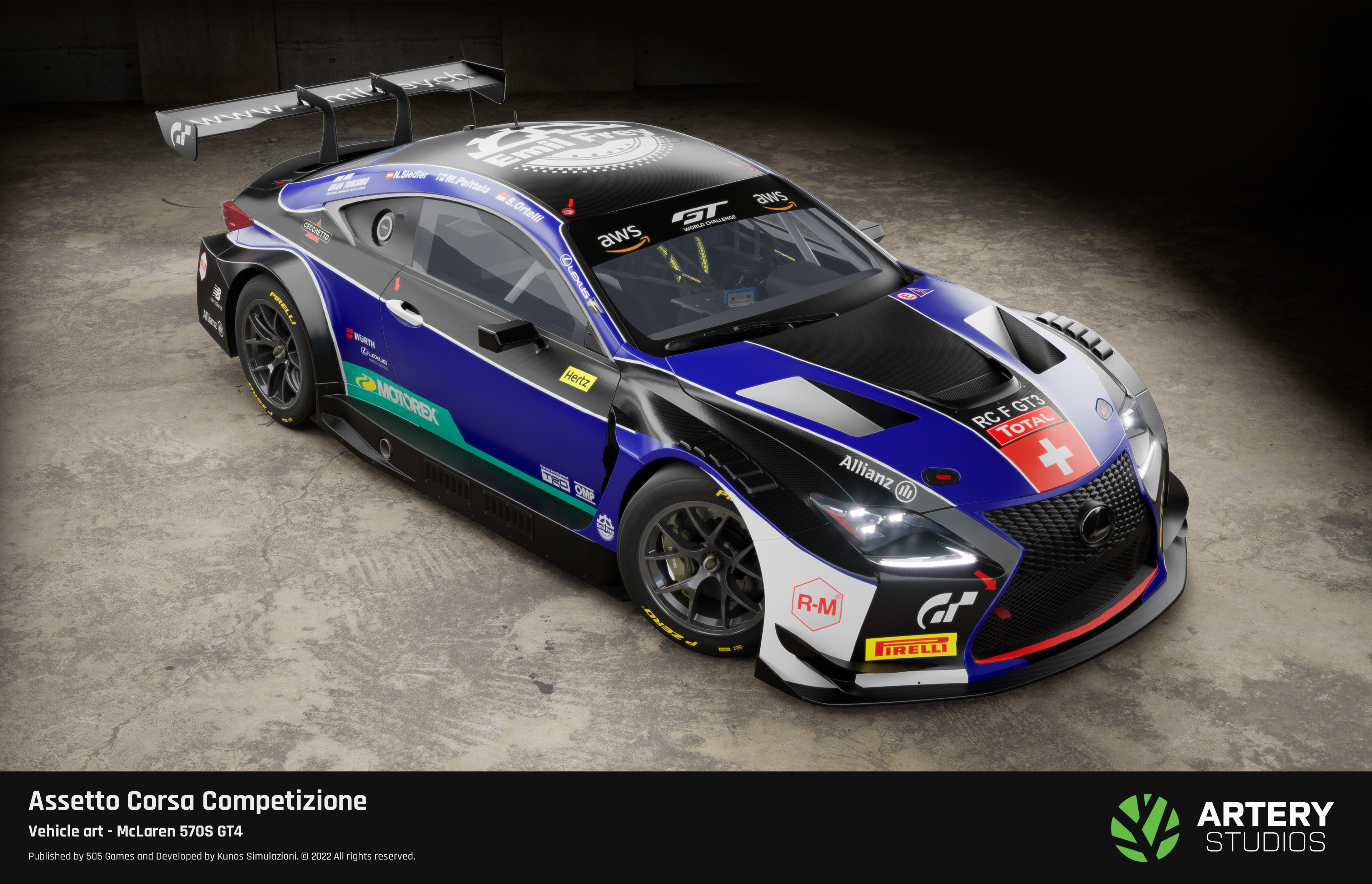 ArtStation - Lexus RC F GT3