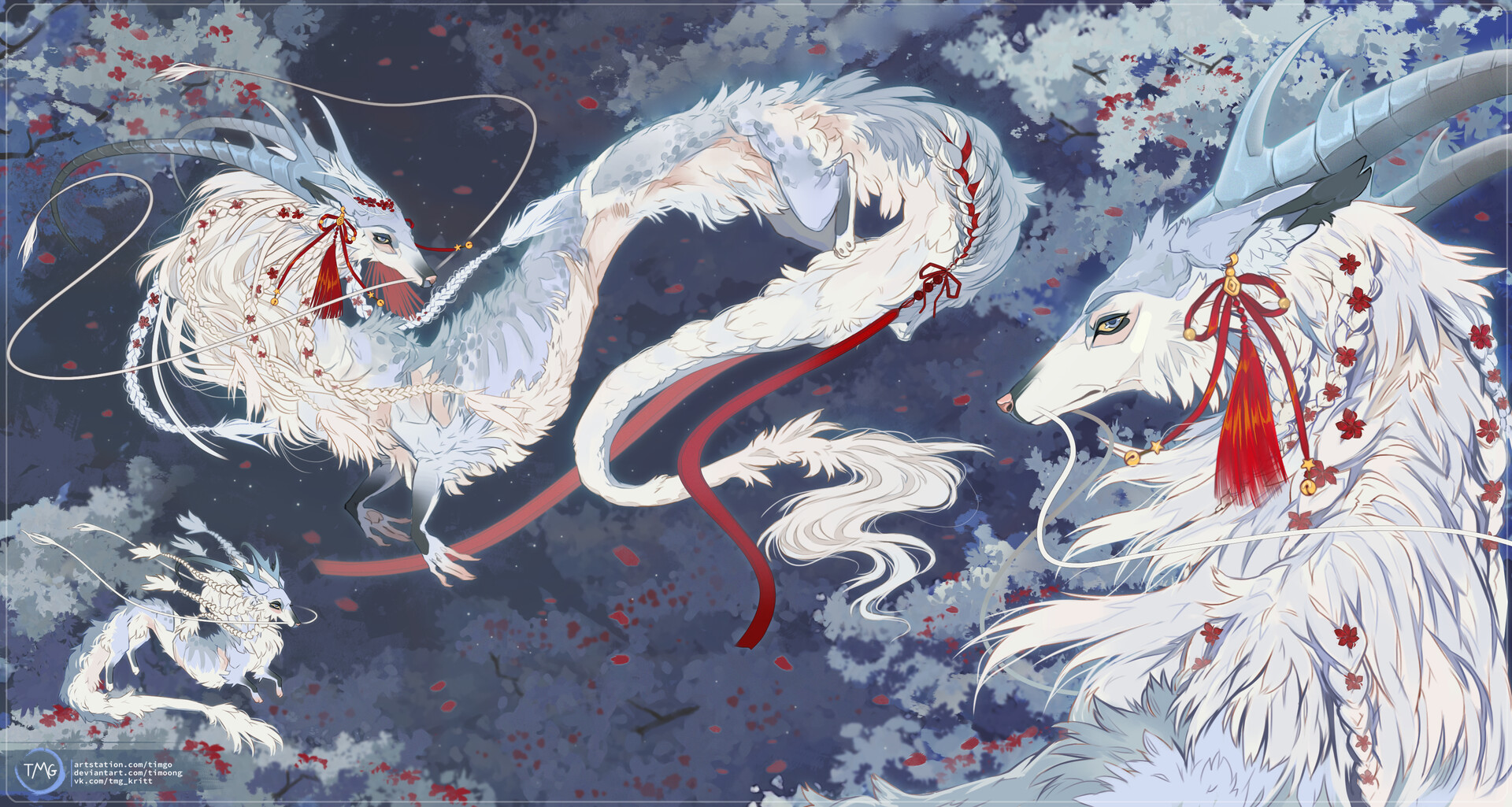 ArtStation - Chinese Winter dragon