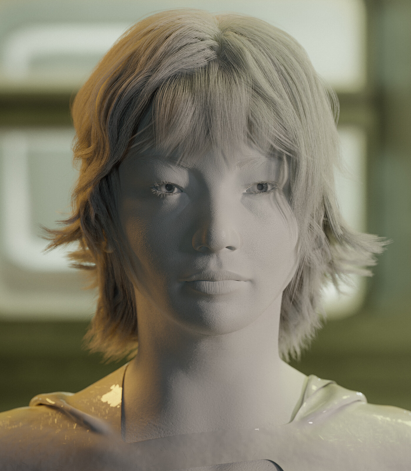 Portrait - Clay Render