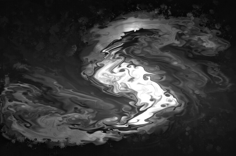 purchase version 5 prints here:  https://donlawrenceart.artstation.com/store/prints/QD1Kj/black-and-white-fluid-pour-abstract-5