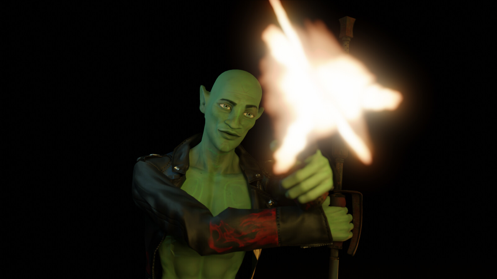 Just another angle of the Metal-Head Martian in all his glory...