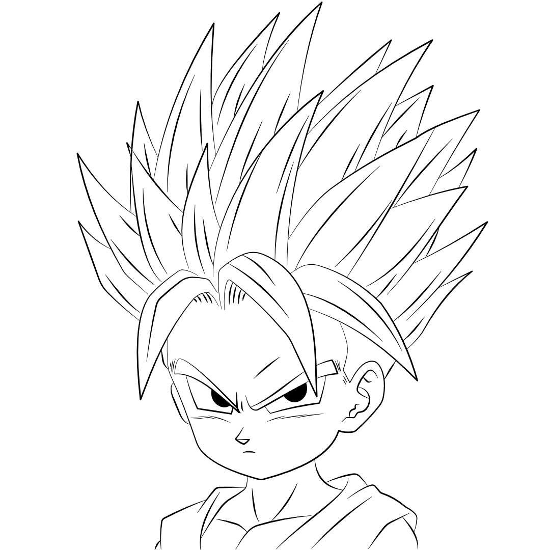 Kid Trunks Ssj Drawing