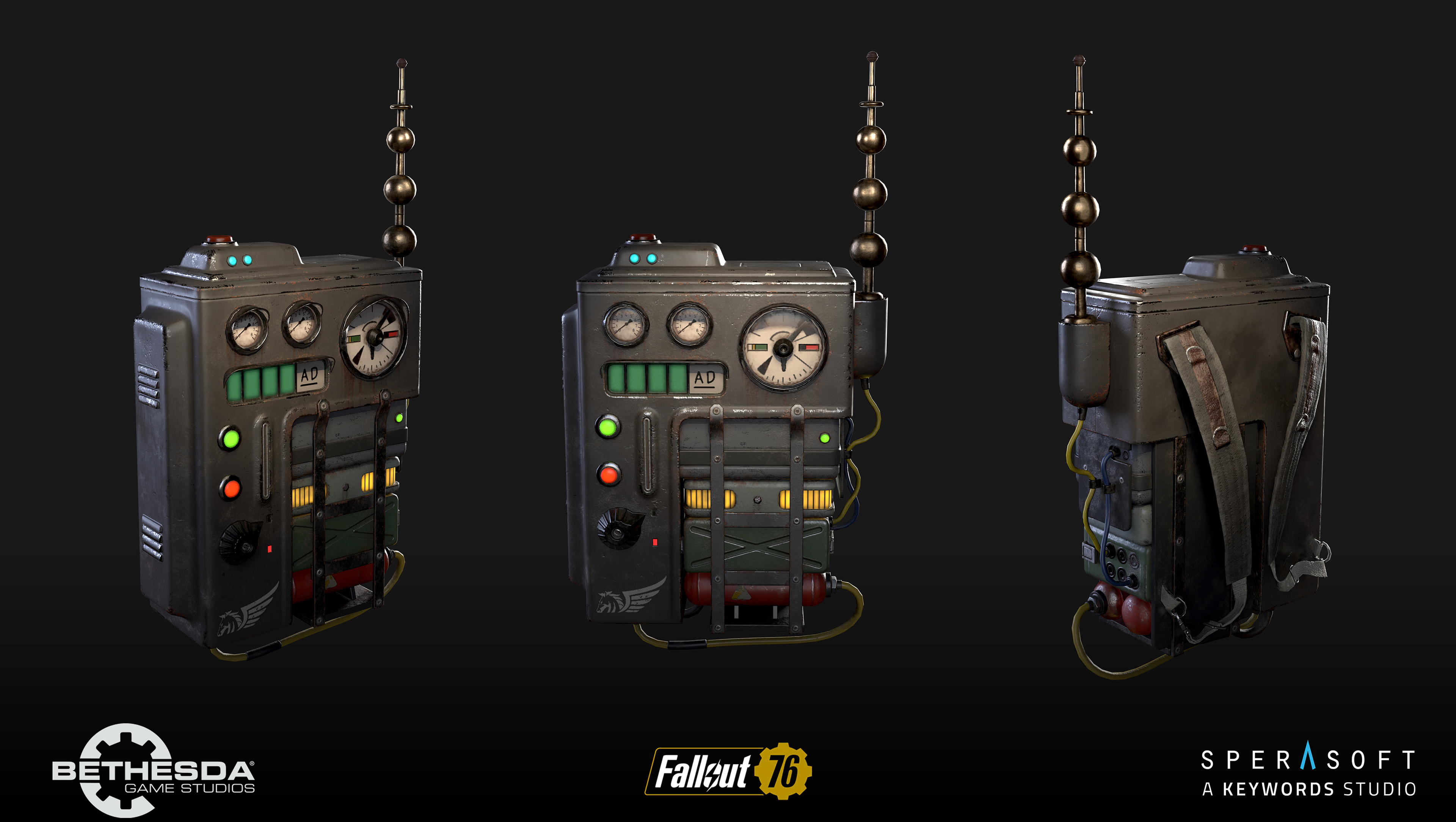 Sperasoft, a Keywords Studio Fallout 76 Inkwell Backpack