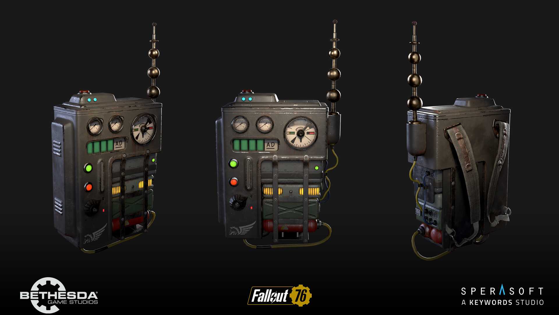 Sperasoft, a Keywords Studio Fallout 76 Inkwell Backpack