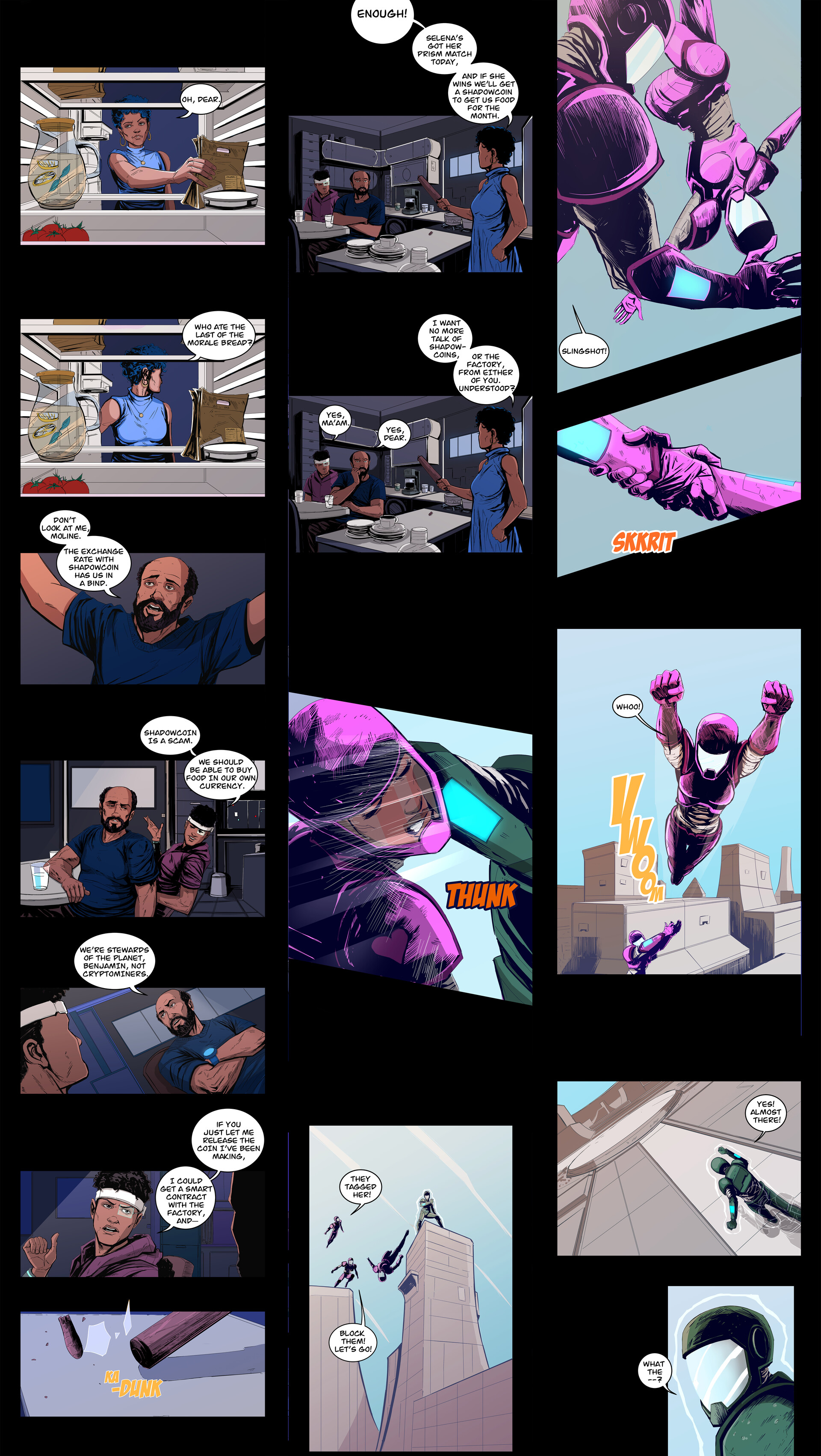 ArtStation - Crypto Force Comic EP 1