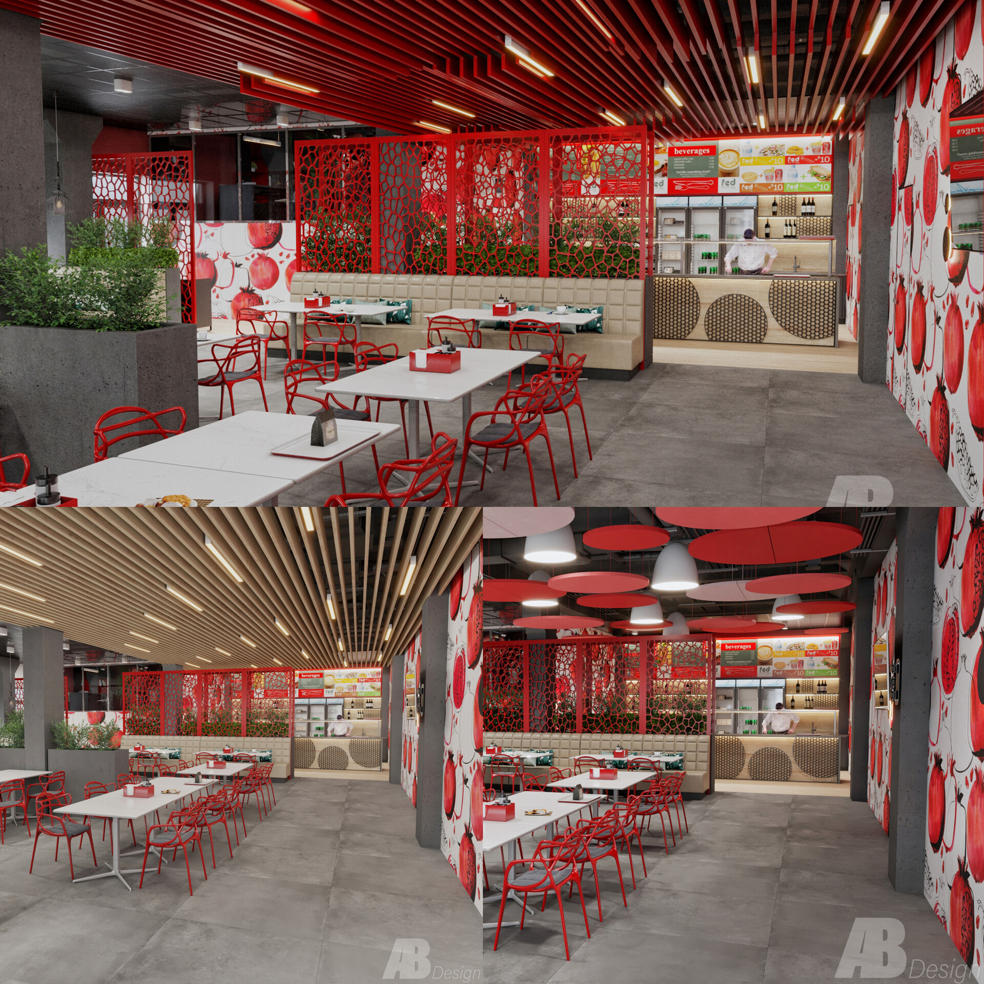 ArtStation Ideas For A Modern Canteen style Restaurant ArtStation Ideas For A Modern Canteen style Restaurant