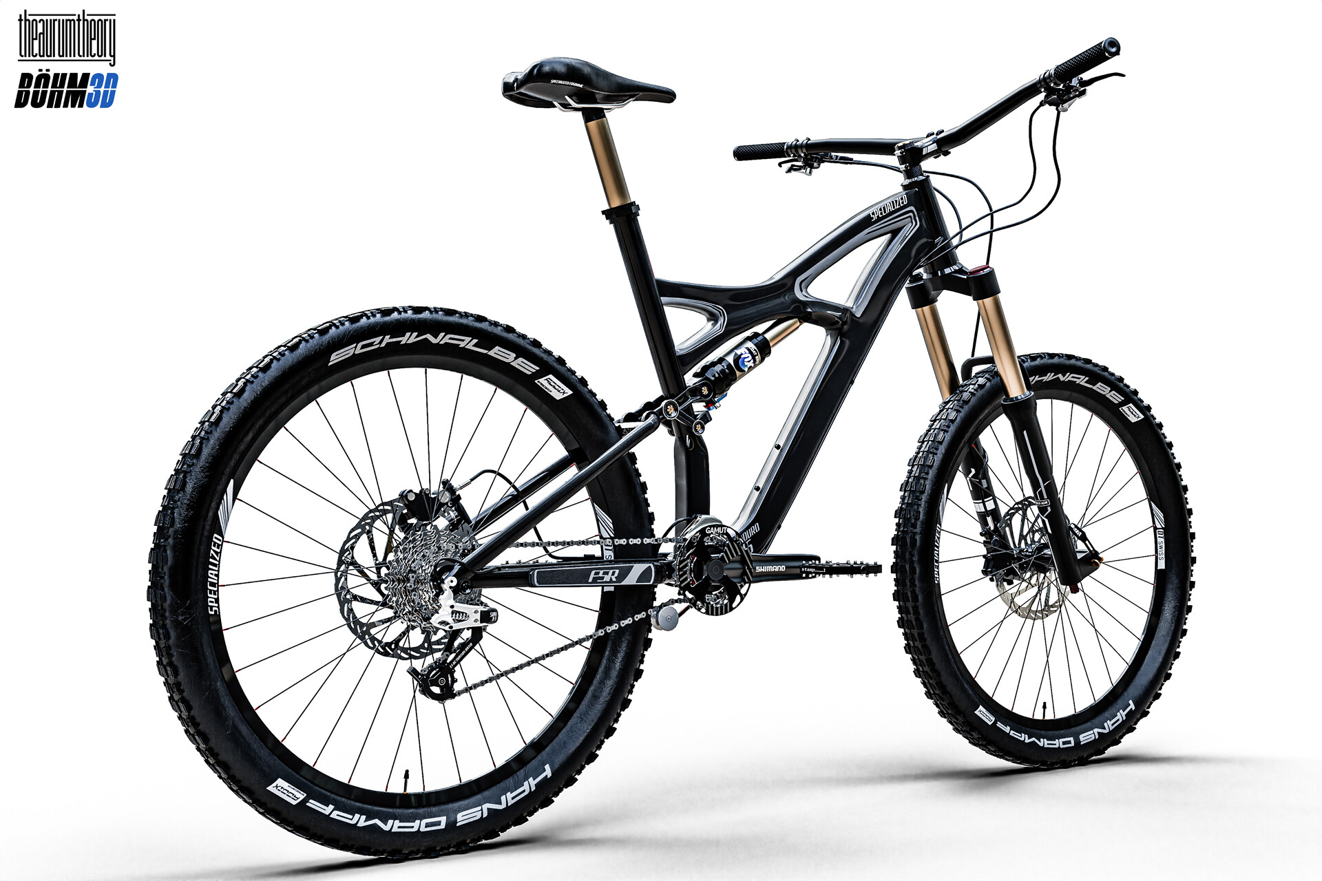 ArtStation Specialized Enduro FSR Comp 3D Model