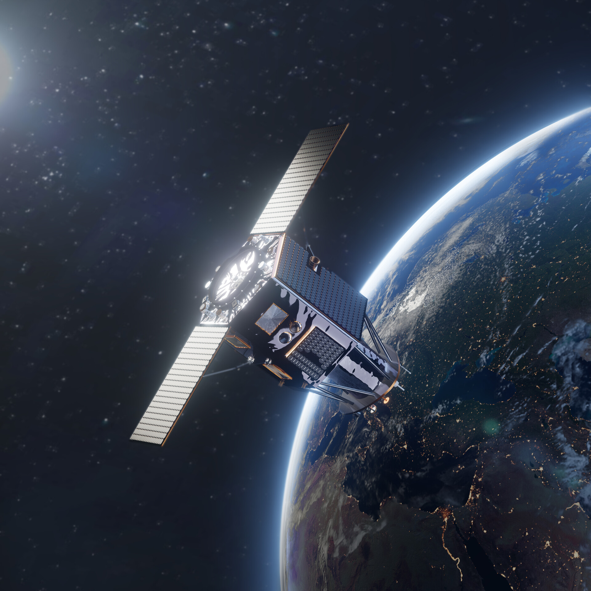 ArtStation - Satellite, Earth & Space