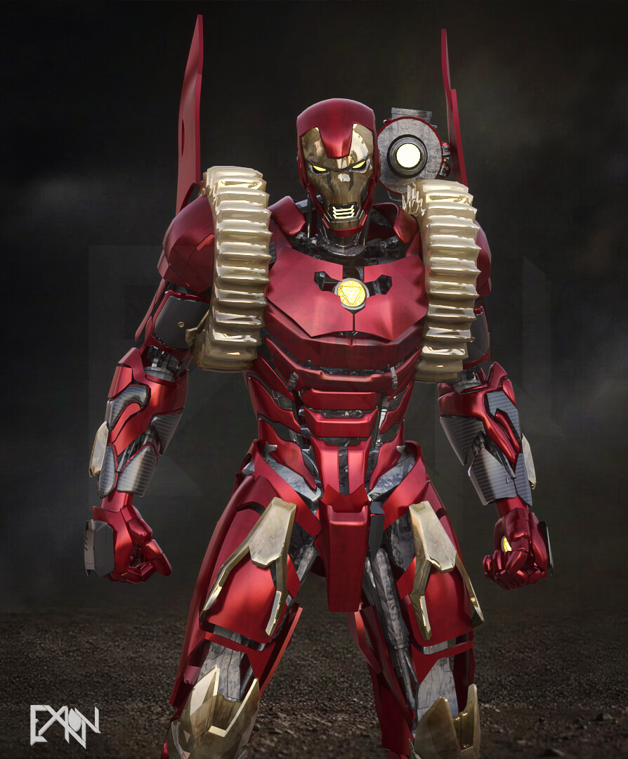 Exion Designs - Iron Man MK63 Godbuster Armor 3D