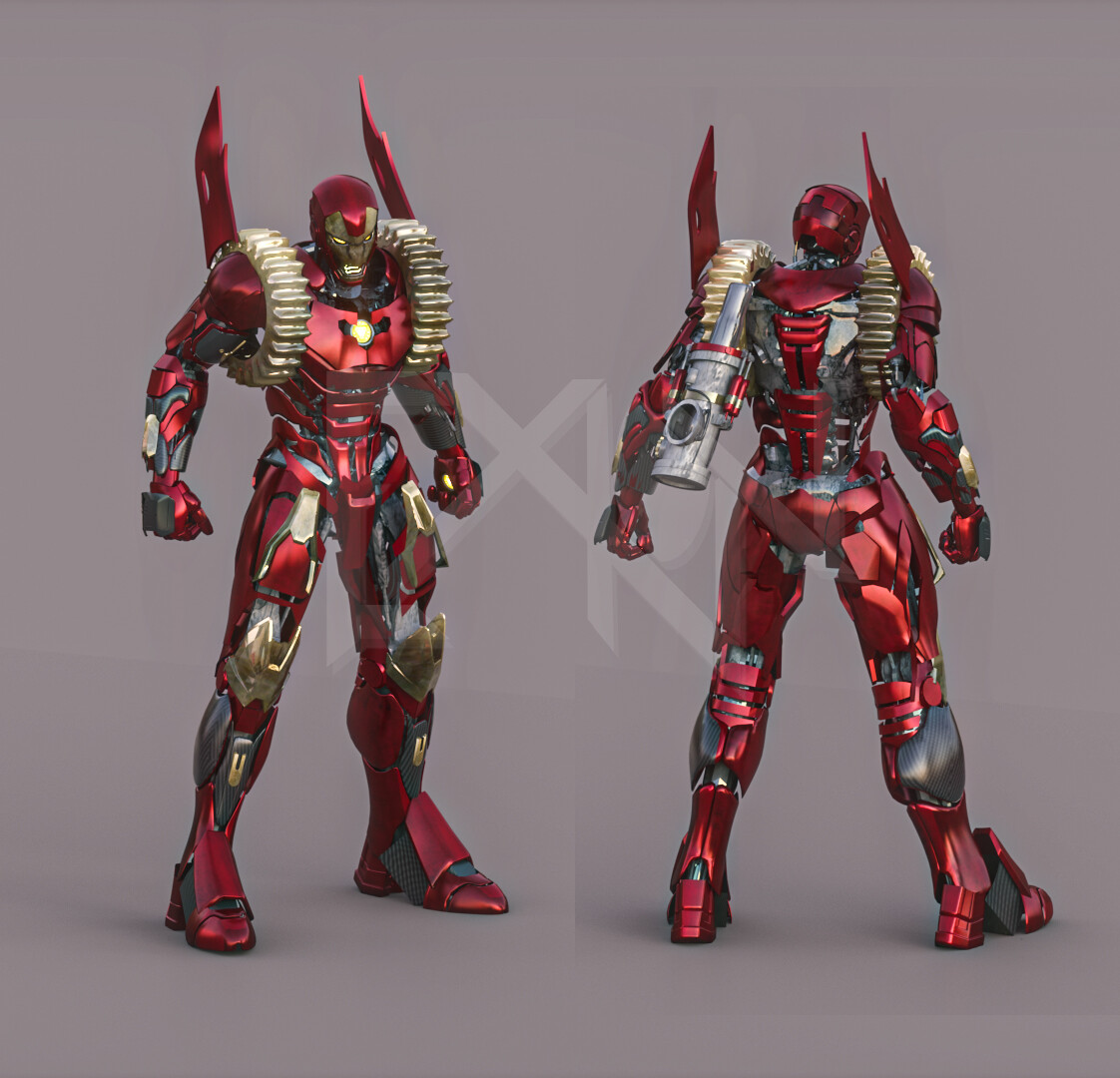 Exion Designs - Iron Man MK63 Godbuster Armor 3D
