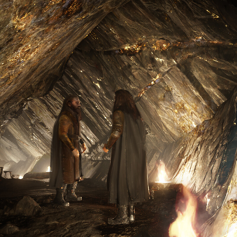 Rings of Power: KhazadDum, Winding Tunnels, concept art...
