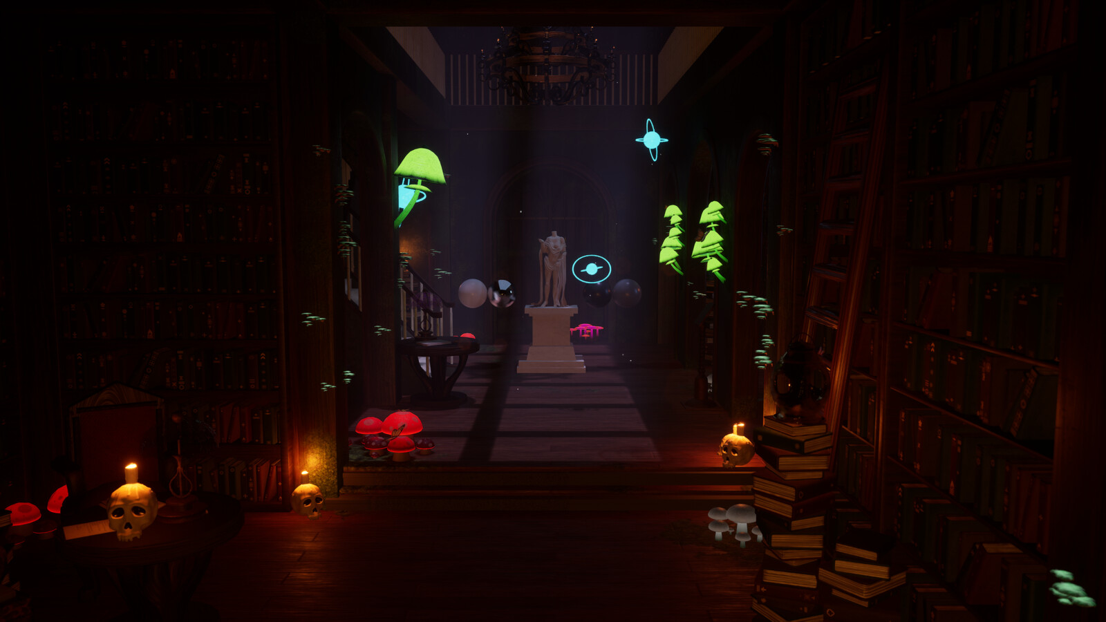 Lighting Magical Library with Lumen