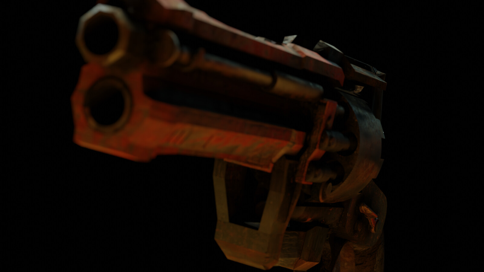 Close up and personal with the Metal Head Martians weaponry