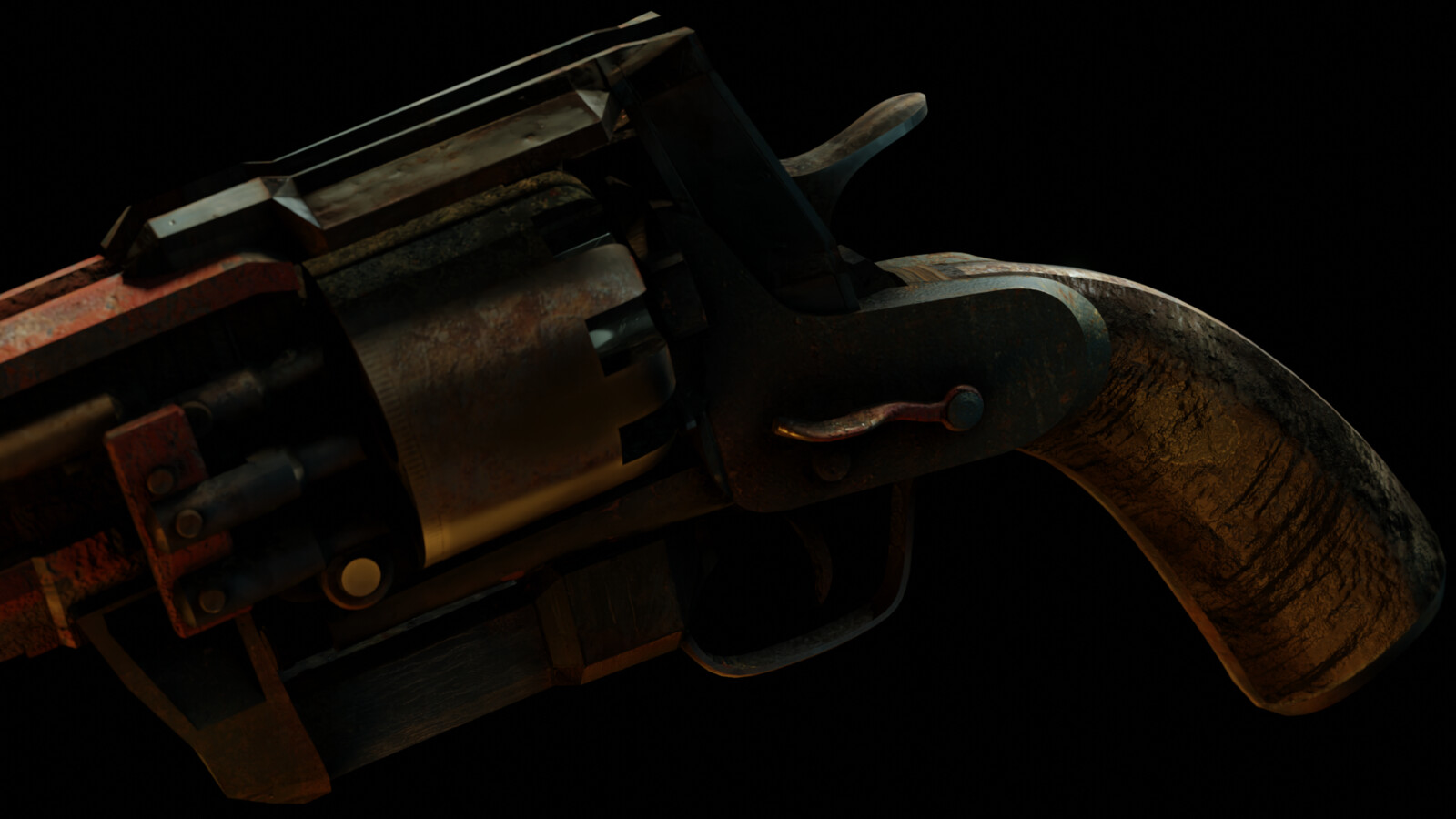 Another close up of the MHM's Revolver