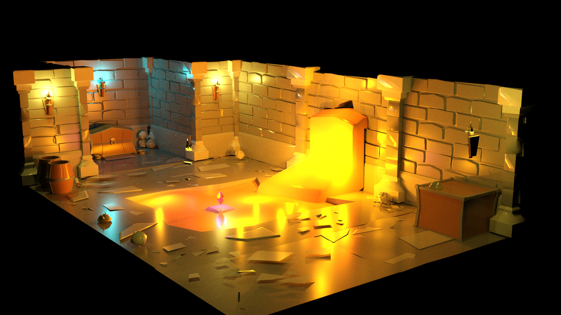 ArtStation - Dangerous Dungeon