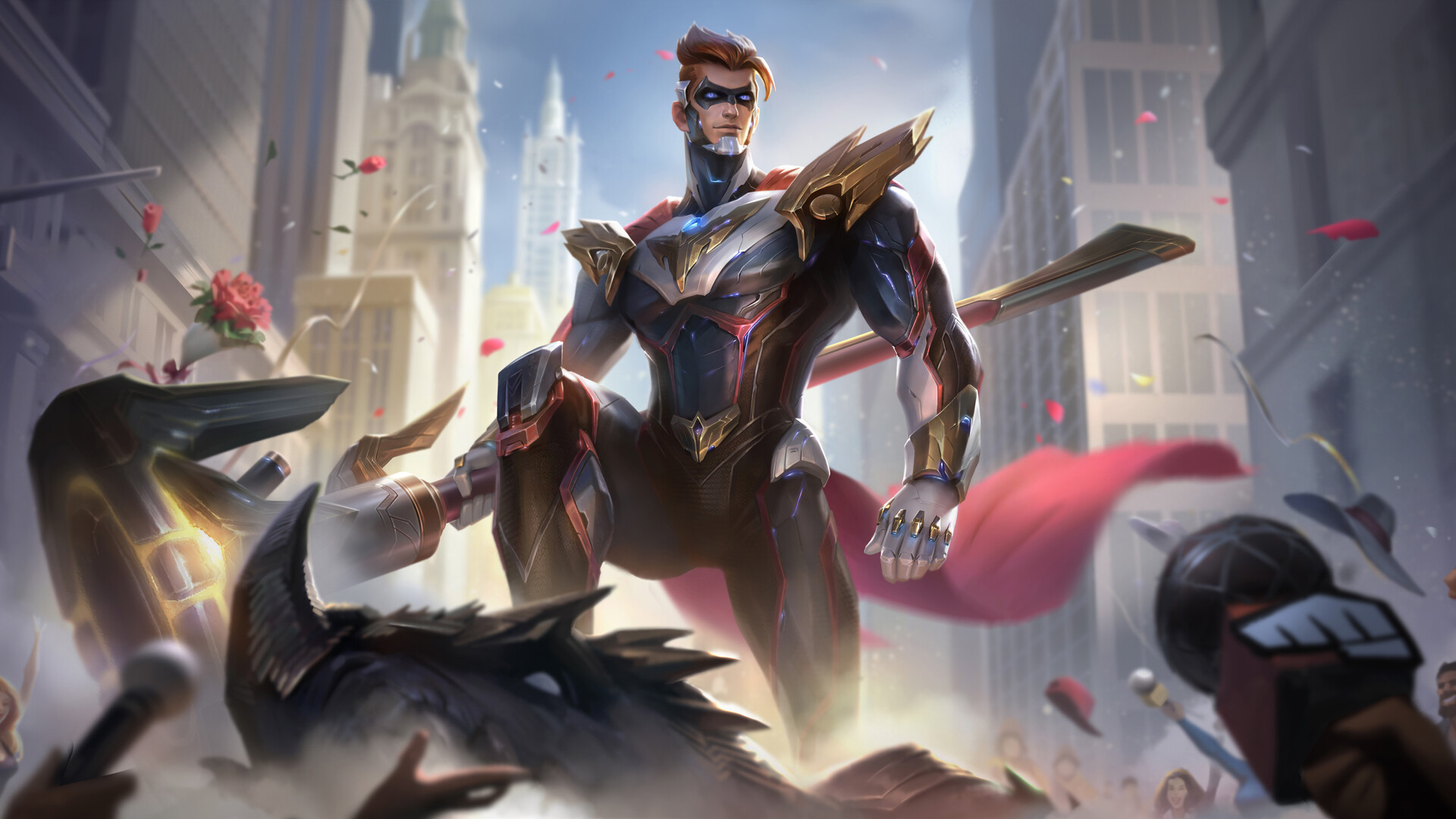 Foritis wang - League of Legends：Wild Rift - Superhero Jayce Splash Art